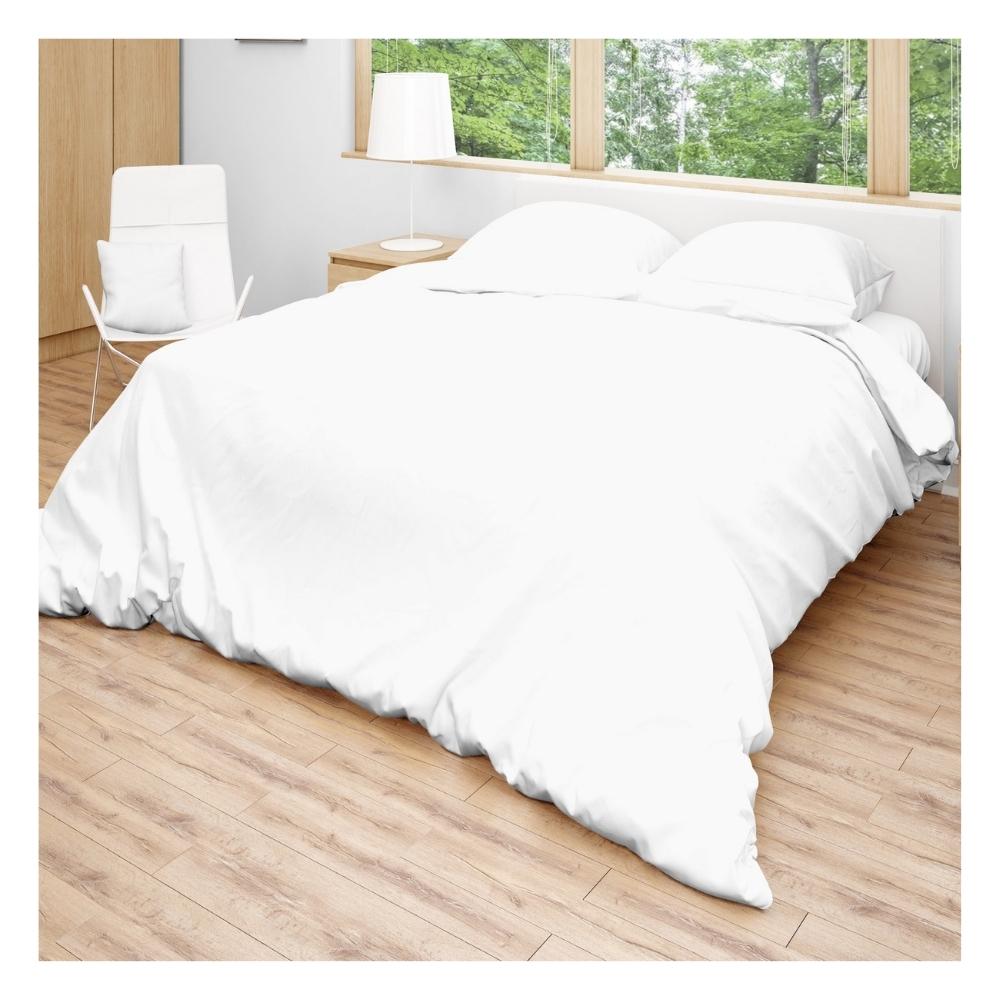 Edredon Acolchado Doble Faz Cama Doble 140x190 Blanco Tuacol - At Fit Sport Colombia #