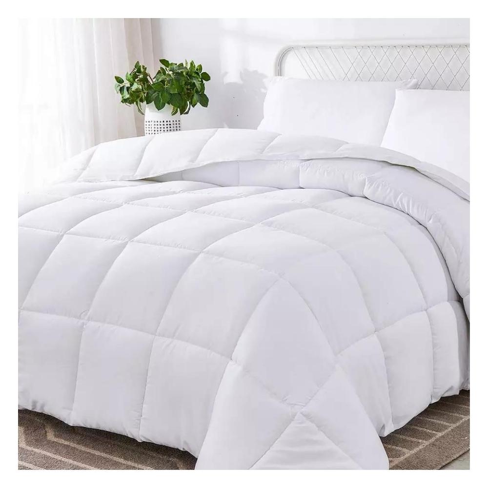 Edredon Acolchado Doble Faz Cama Semidoble 120x190 Blanco Tuacol - At Fit Sport Colombia #