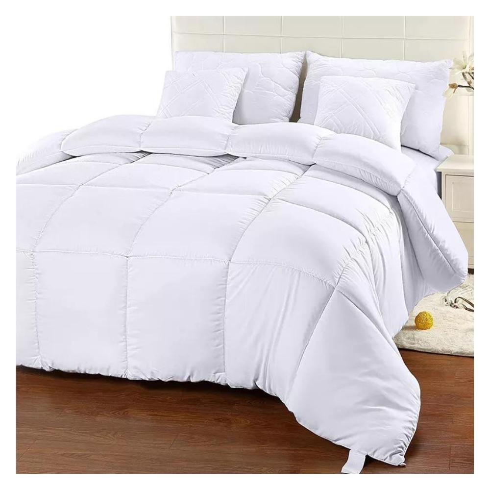 Edredon Acolchado Doble Faz Cama Semidoble 120x190 Blanco Tuacol - At Fit Sport Colombia #