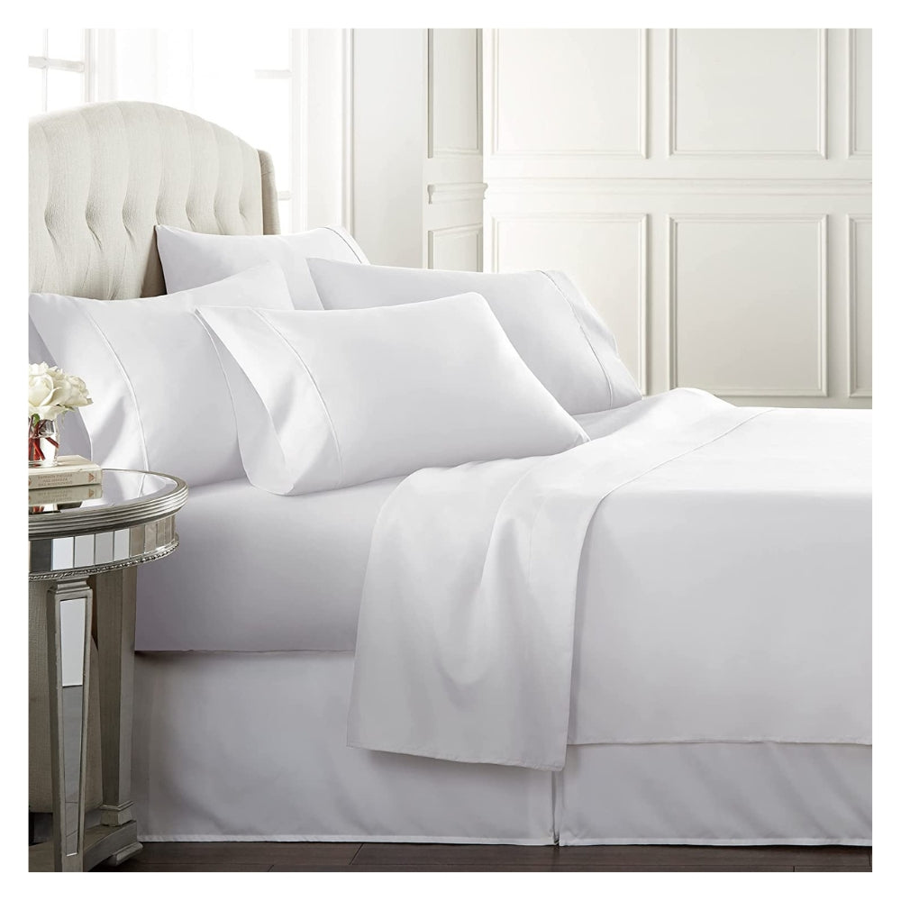 Juego de Sabanas Blancas Con Embone Cama Doble Tuacol - At Fit Sport Colombia #