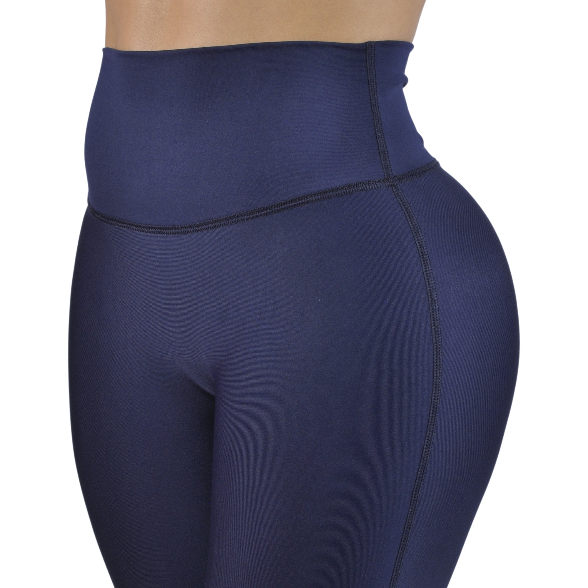 Leggins Deportivo Mujer Pretina Curva Cacique Tuacol Negro - At Fit Sport Colombia #
