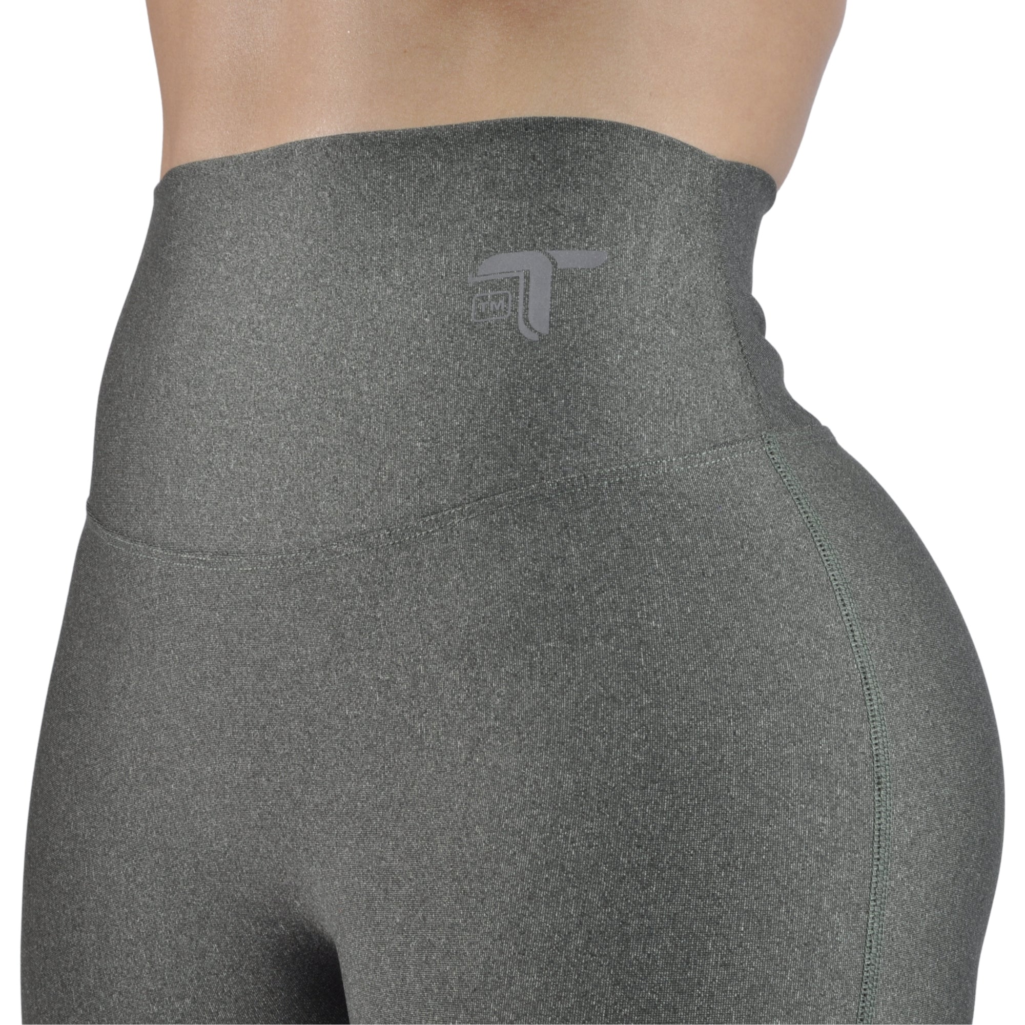 Leggins Deportivo Mujer Pretina Curva Cacique Tuacol Negro - At Fit Sport Colombia #