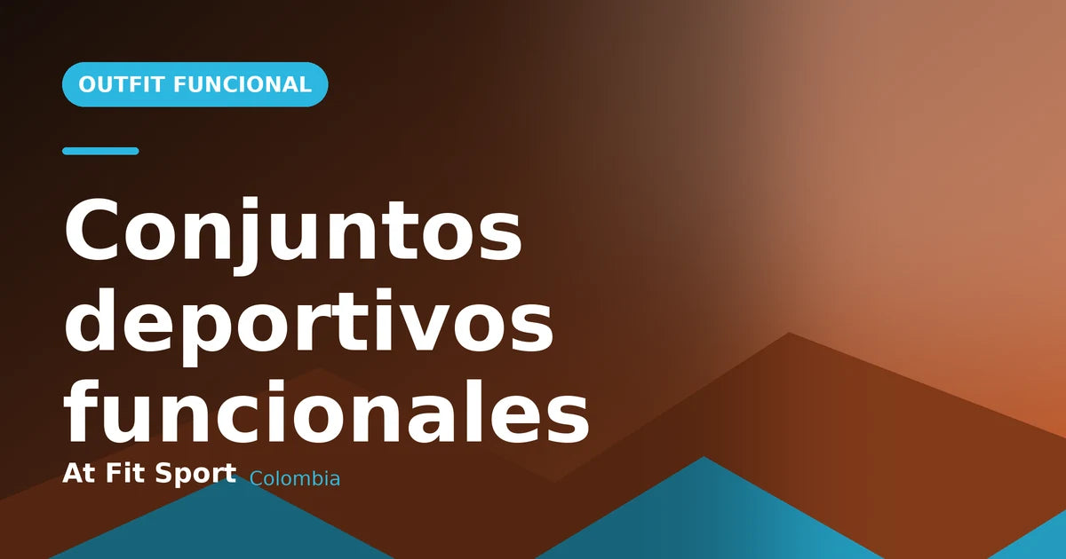 Conjuntos deportivos funcionales de At Fit Sport Colombia para entrenar y uso urbano