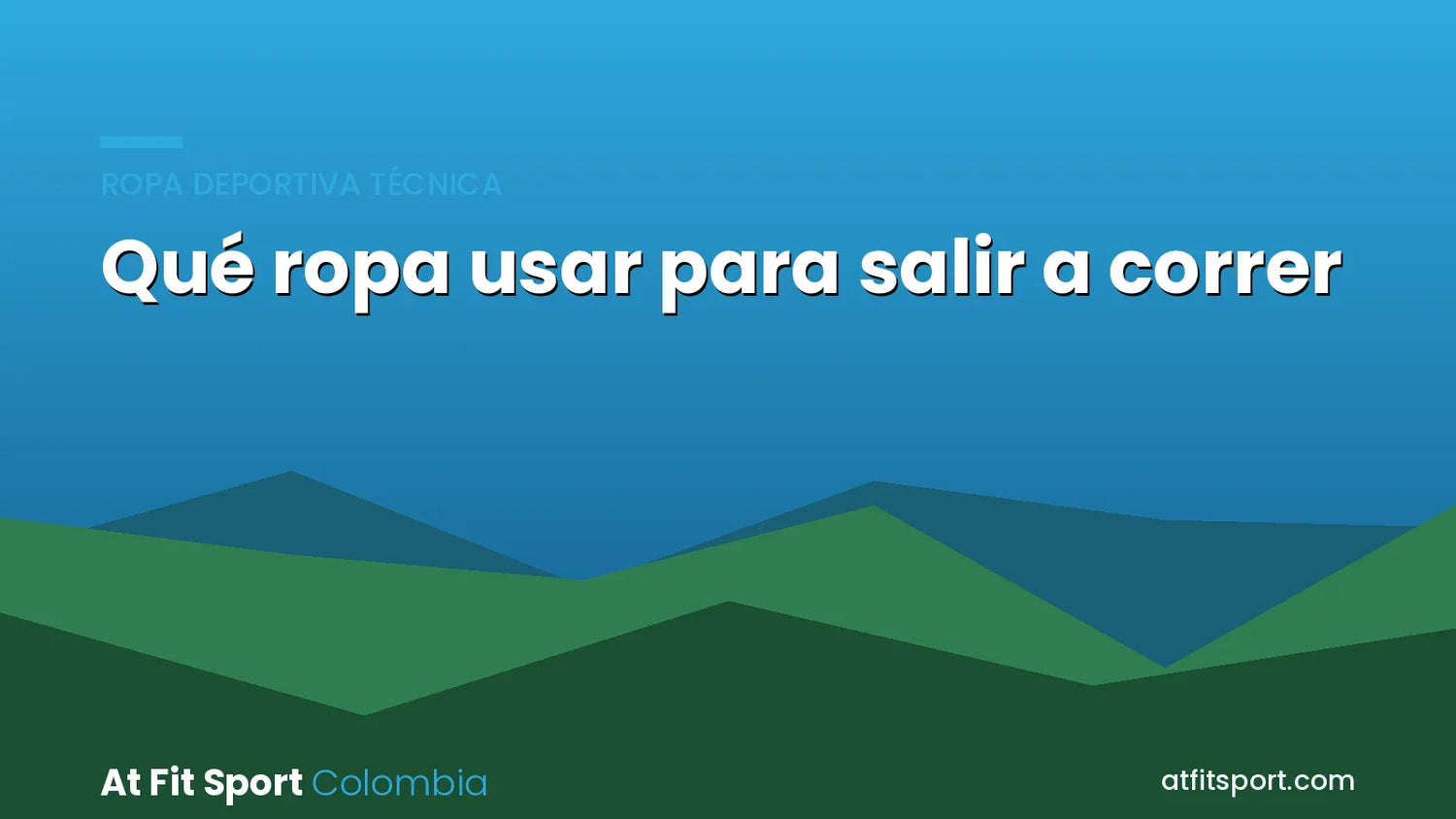 Que ropa usar para salir a correr