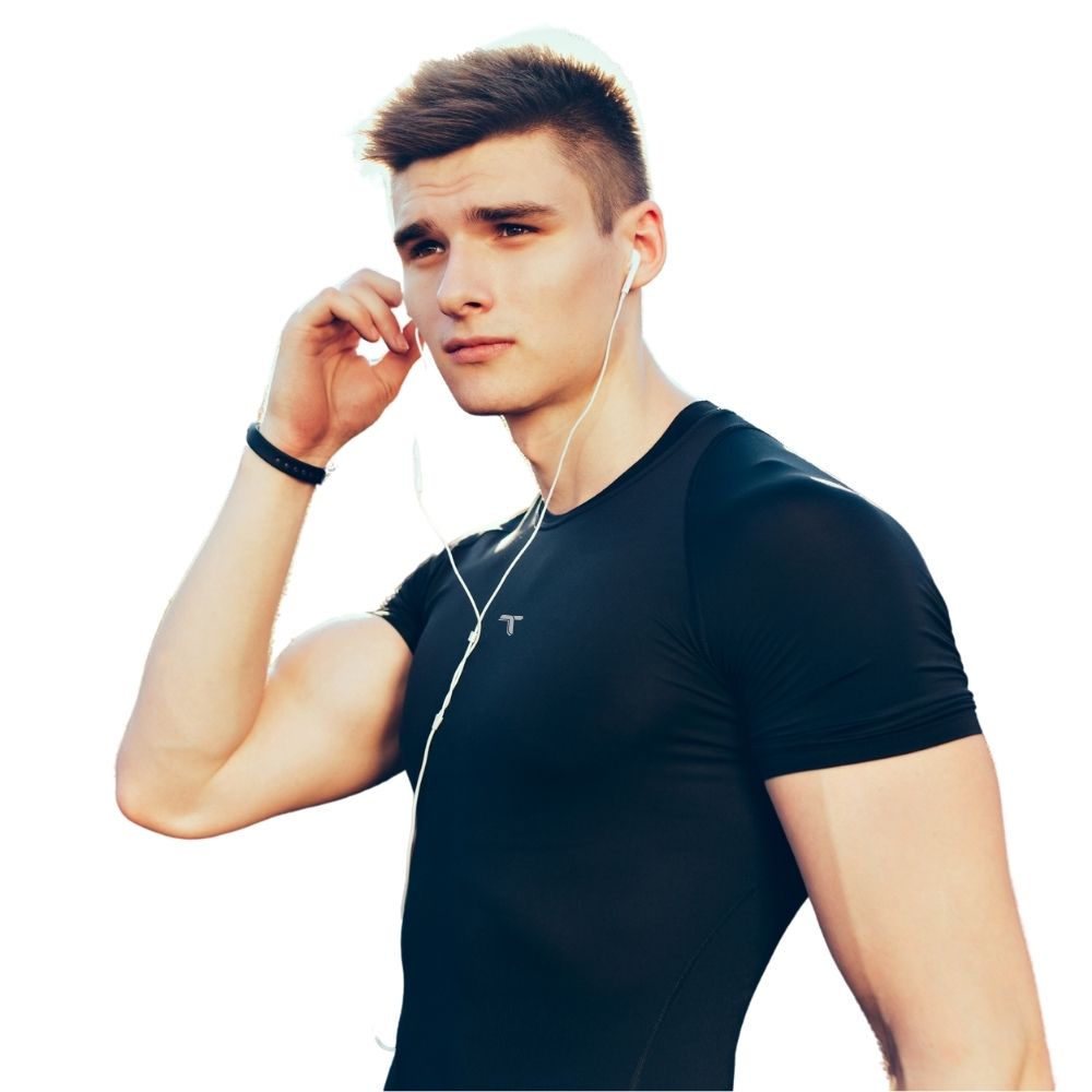 Camiseta Deportiva Hombre Manga Ranglan Munro | Polilicra Transpirable | At Fit Sport - At Fit Sport Colombia #