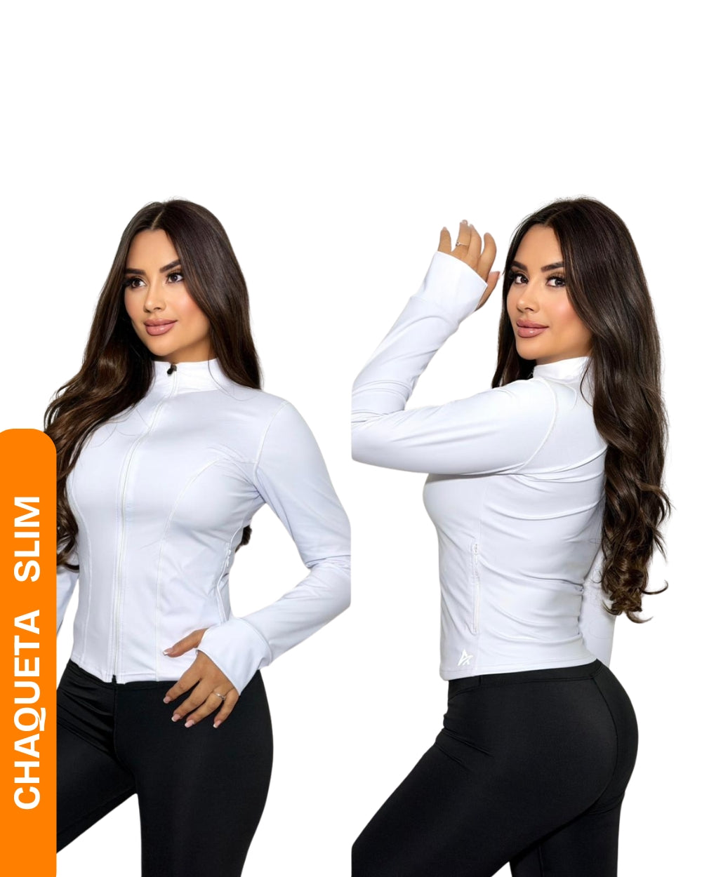 Chaqueta Deportiva Mujer Slim Fit – Yoga, Gym y Running | At Fit Sport