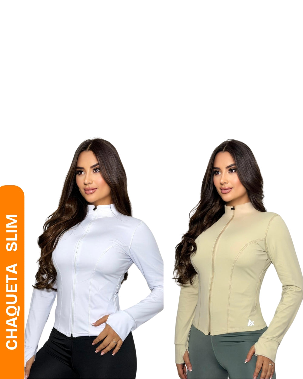 Chaqueta Deportiva Mujer Slim Fit – Yoga, Gym y Running | At Fit Sport