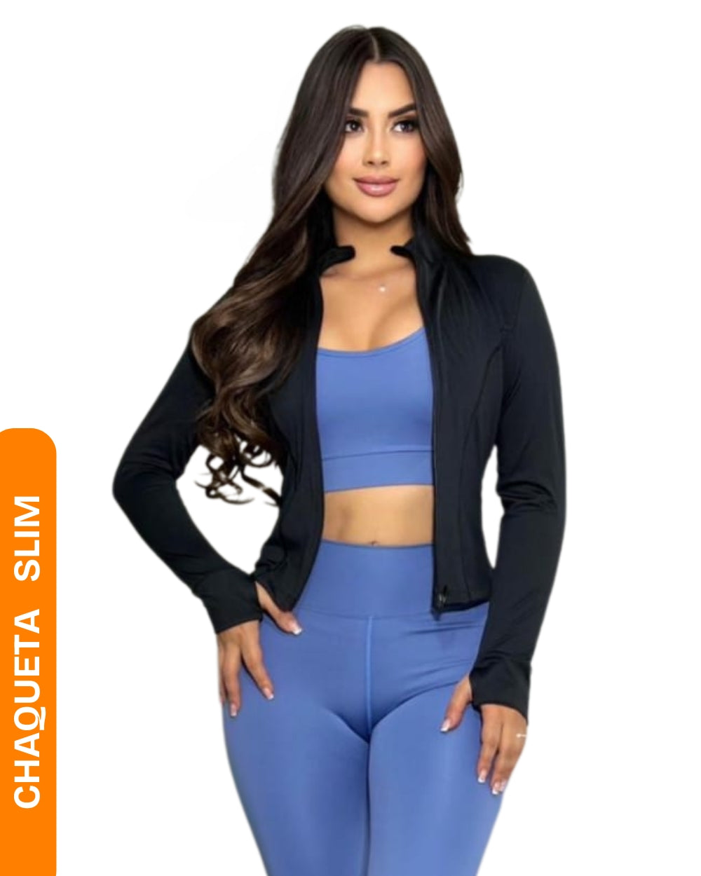 Chaqueta Deportiva Mujer Slim Fit – Yoga, Gym y Running | At Fit Sport