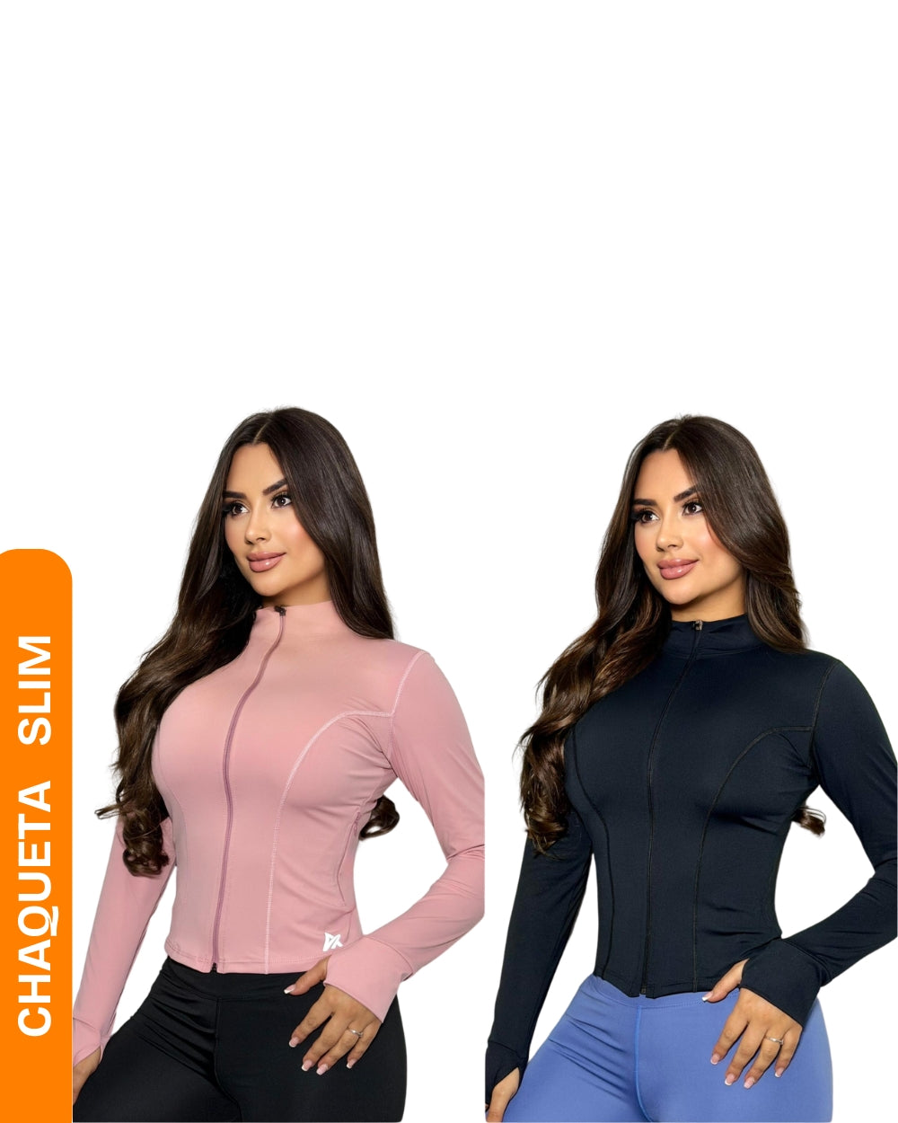 Chaqueta Deportiva Mujer Slim Fit – Yoga, Gym y Running | At Fit Sport