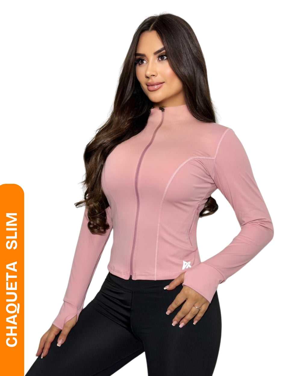 Chaqueta Deportiva Mujer Slim Fit – Yoga, Gym y Running | At Fit Sport