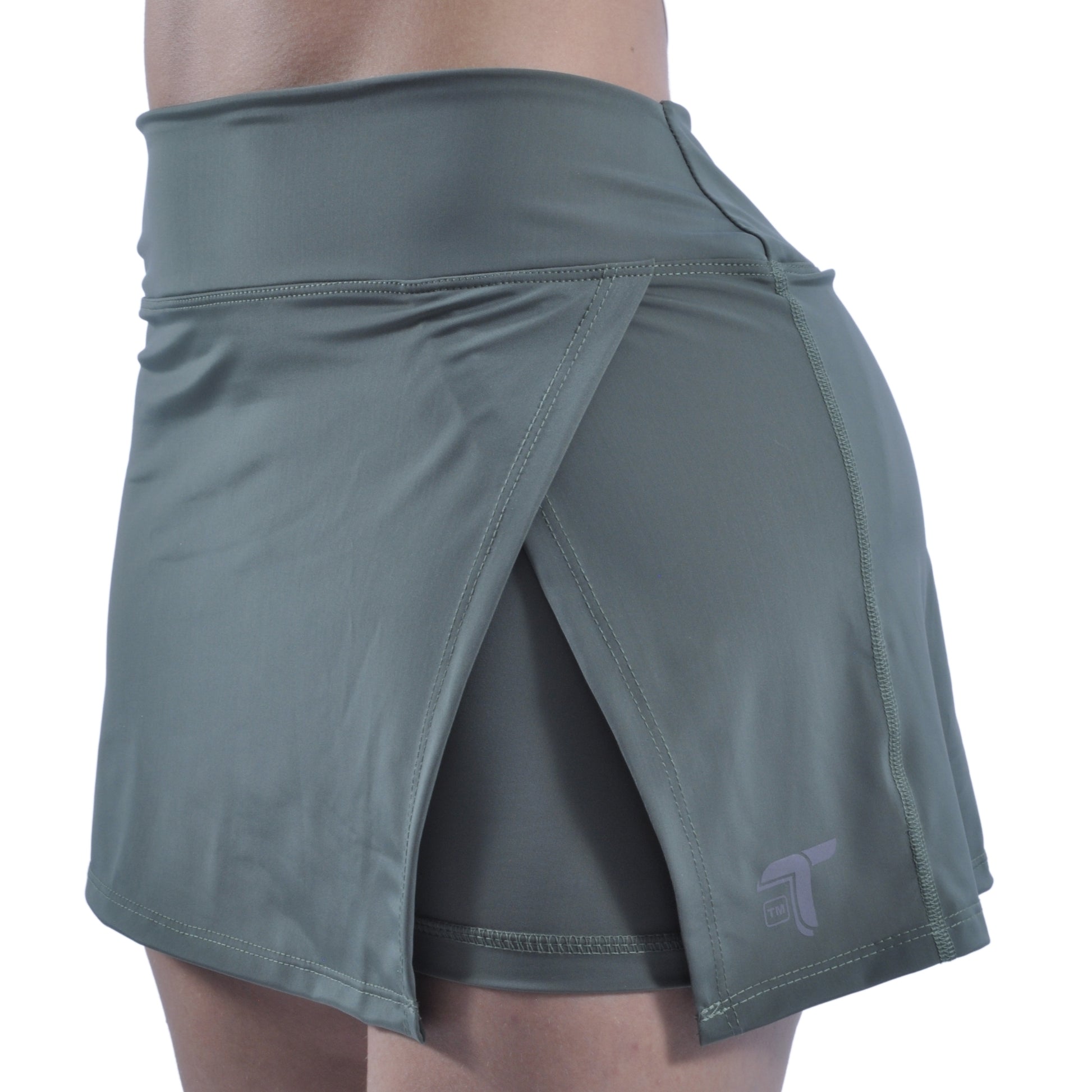 Falda Short Deportiva Tenista Cruzada Inca Tuacol Verde - At Fit Sport Colombia #