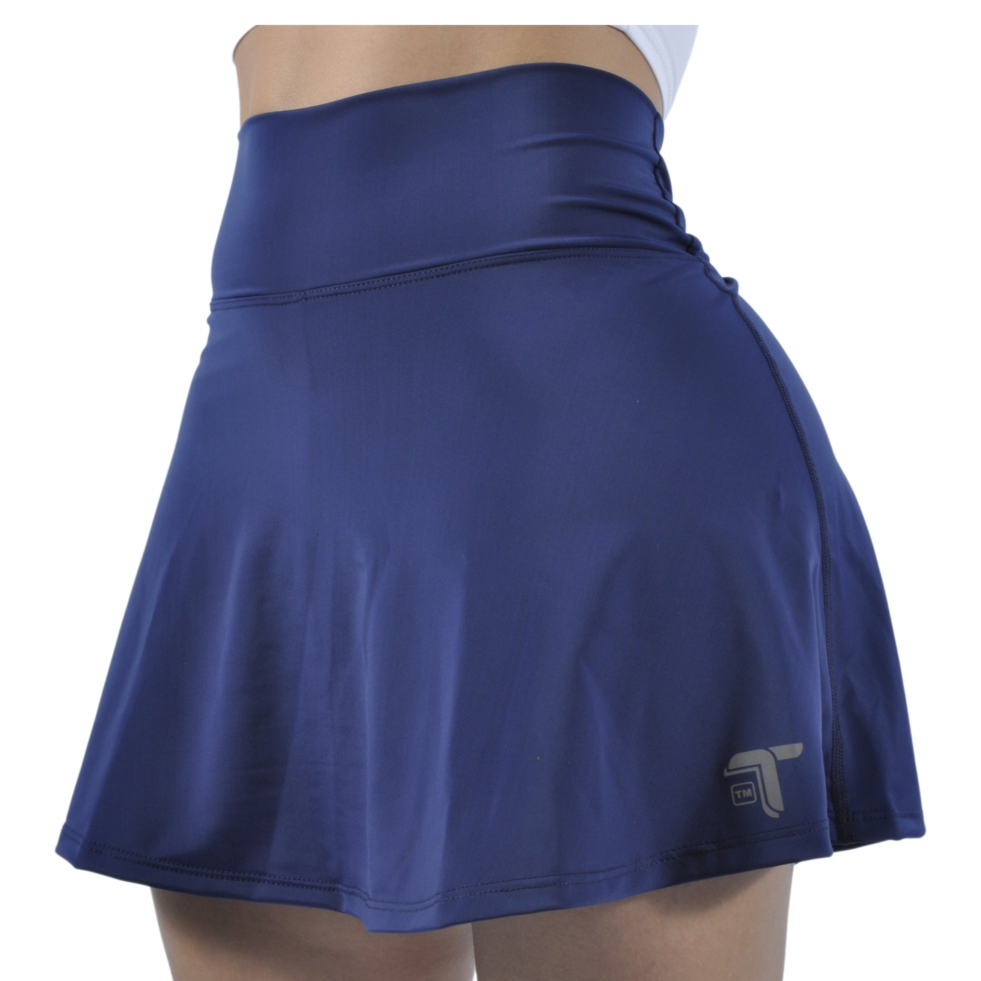 Falda Short Deportiva Ventalle Bolsillo Lateral Tuacol Azul oscura - At Fit Sport Colombia #