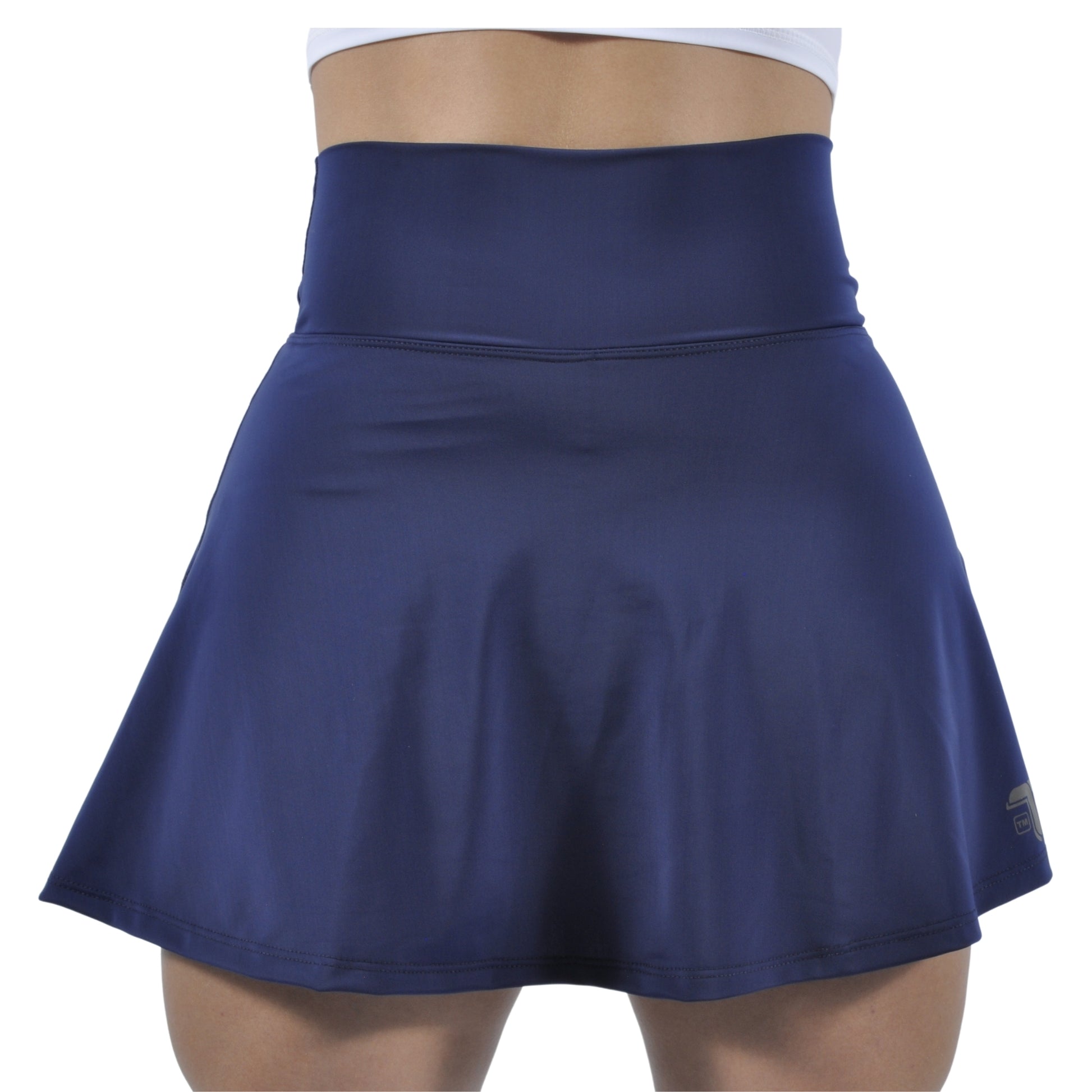 Falda Short Deportiva Ventalle Bolsillo Lateral Tuacol Azul oscura - At Fit Sport Colombia #