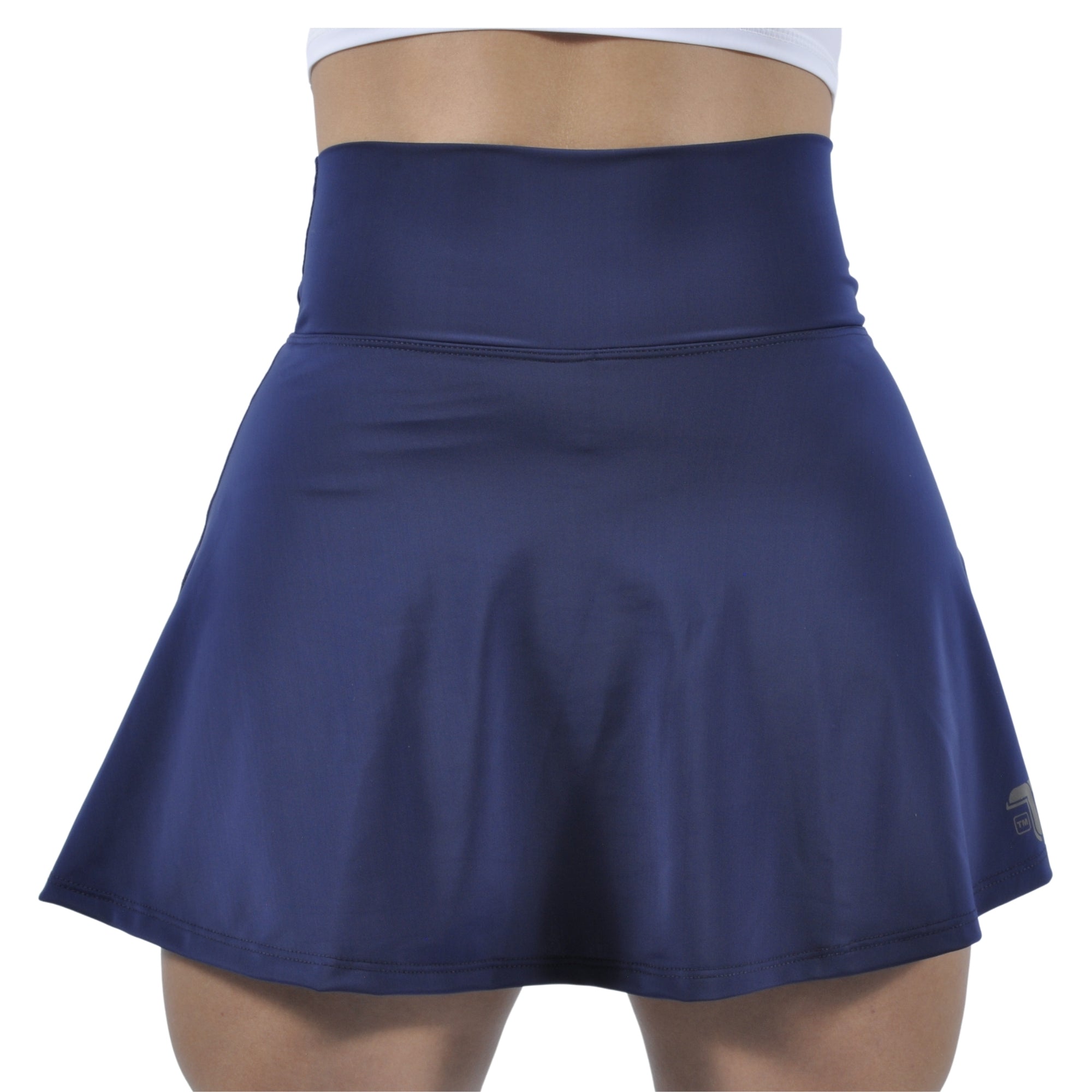 Falda Short Deportiva Ventalle Bolsillo Lateral Tuacol Azul oscura - At Fit Sport Colombia #