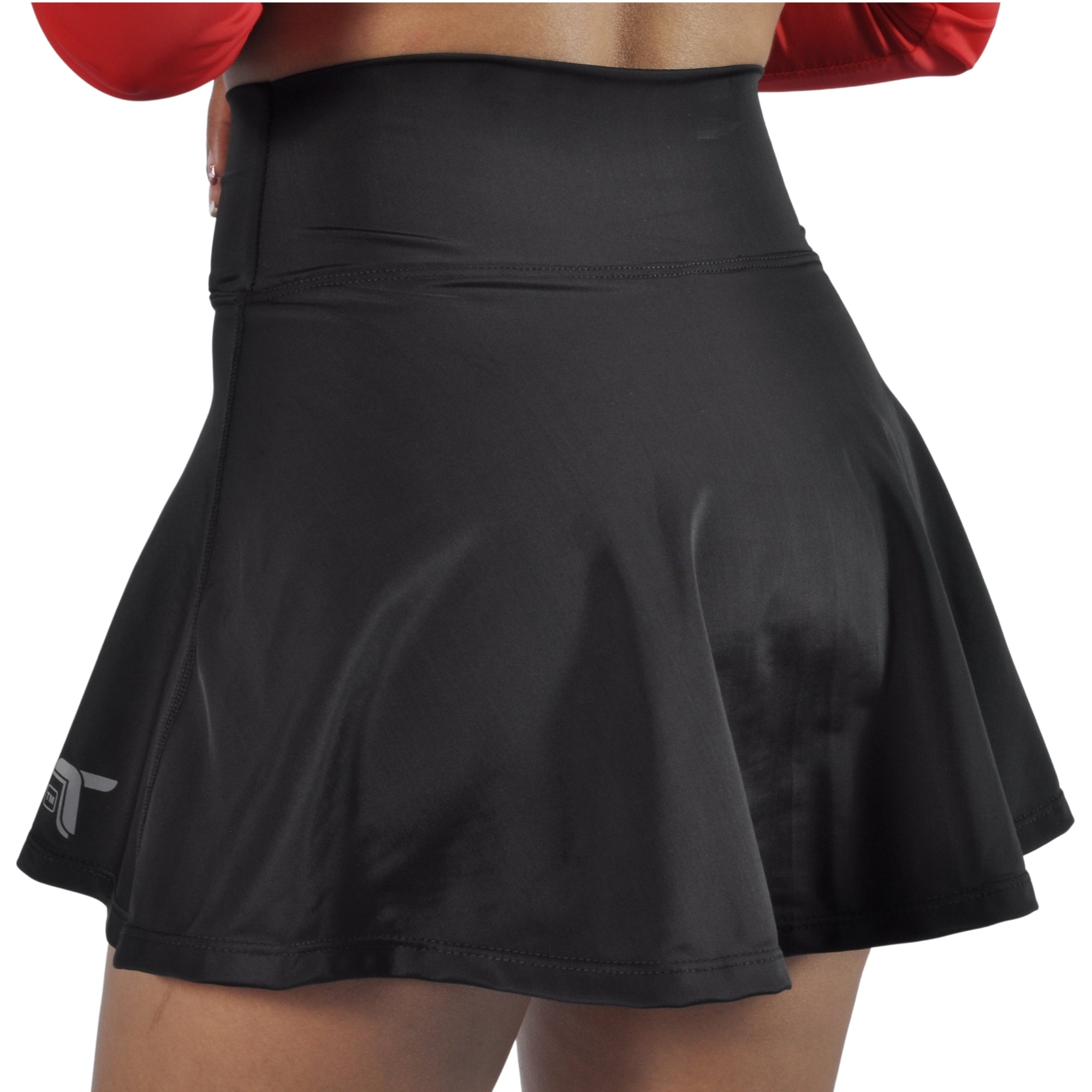 Falda Short Deportiva Ventalle Bolsillo Lateral Tuacol Negra - I Fit Sport Latam #