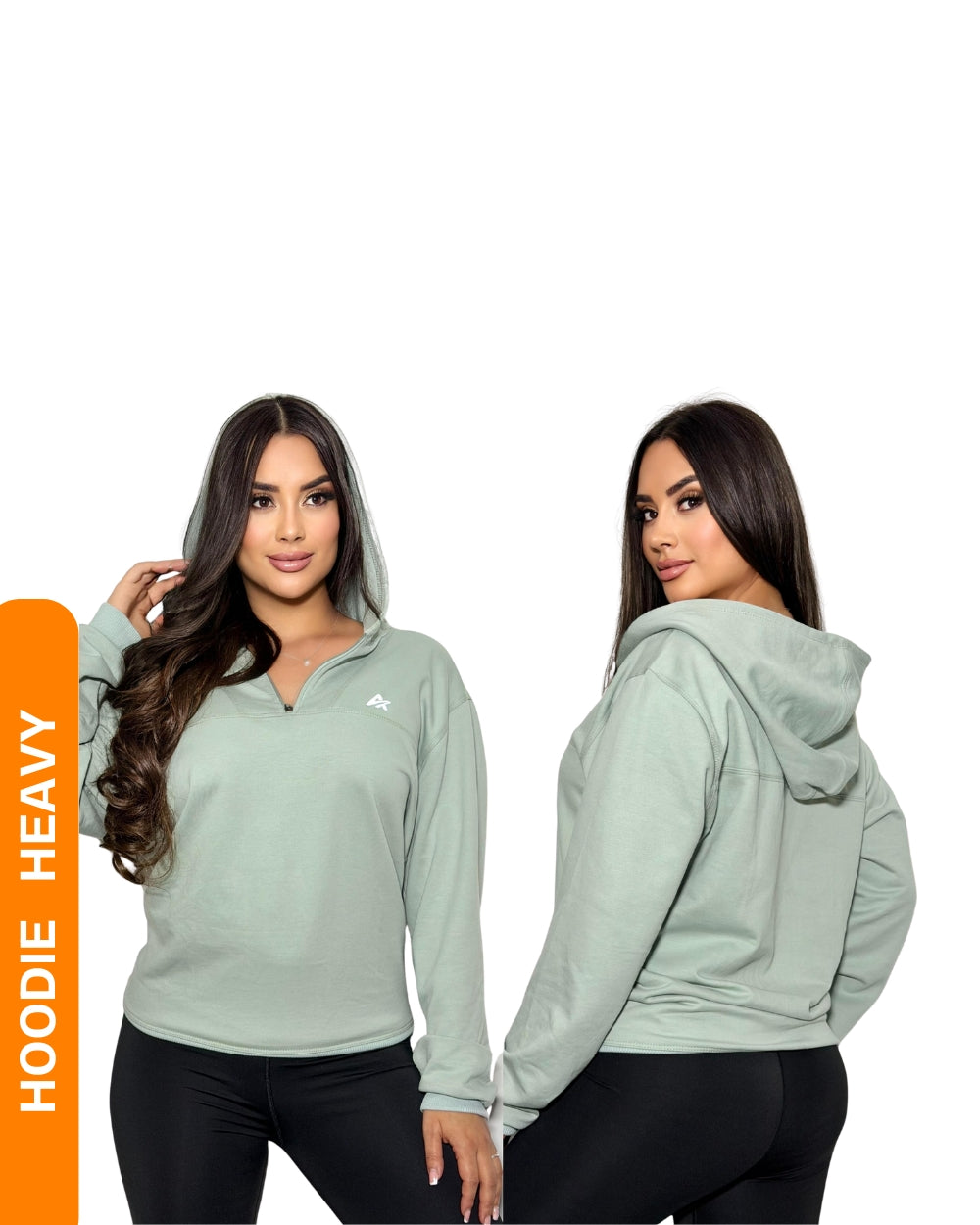 Hoodie Premium Algodón Pesado (350g) At + Fit Sport
