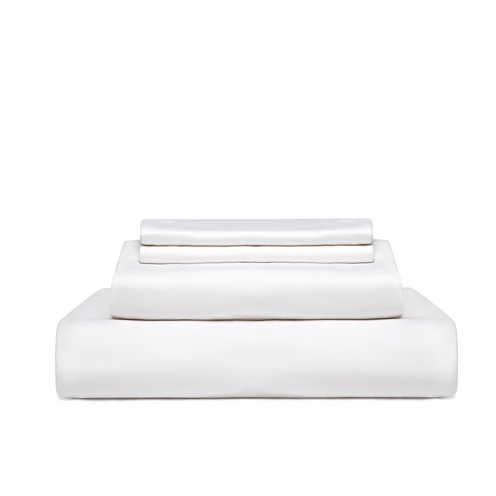 Juego de Sabanas Blancas Con Embone Cama Sencilla Tuacol - At Fit Sport Colombia #