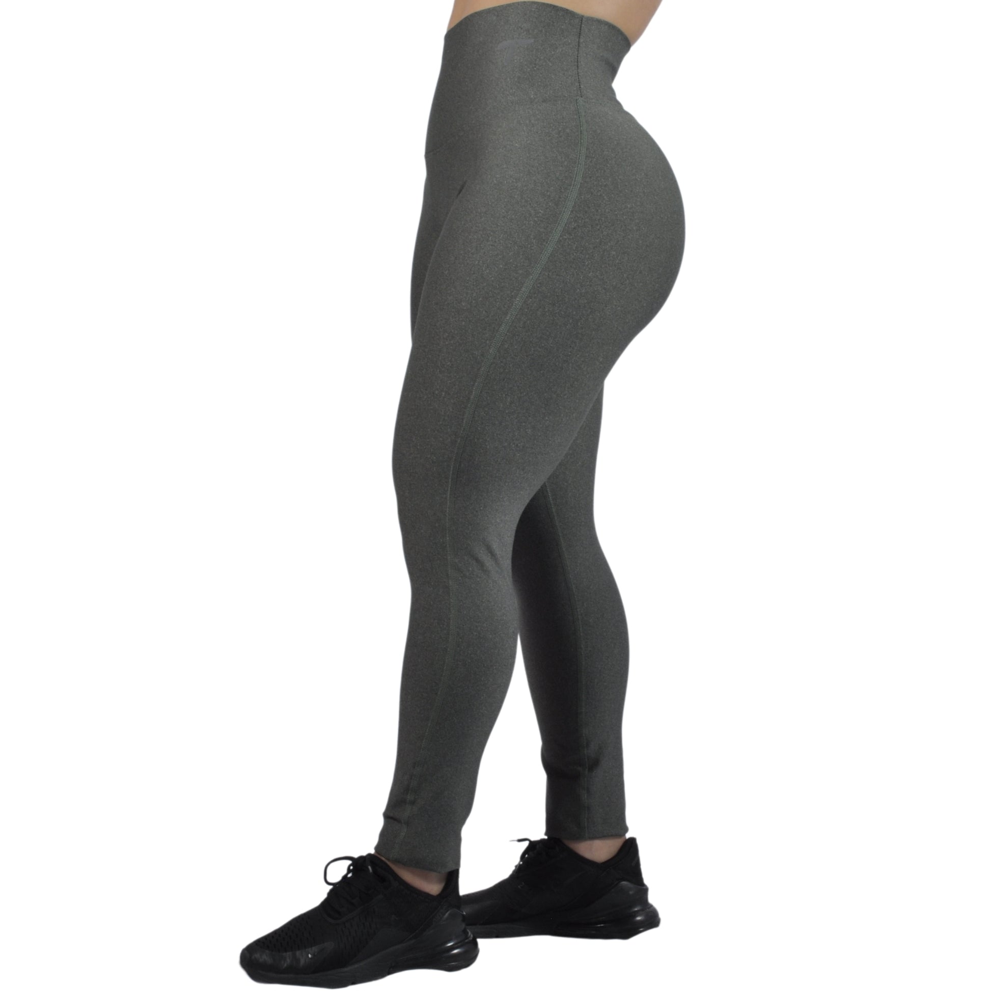 Leggins Deportivo Mujer Pretina Curva Cacique Tuacol Verde Jaspe - At Fit Sport Colombia #