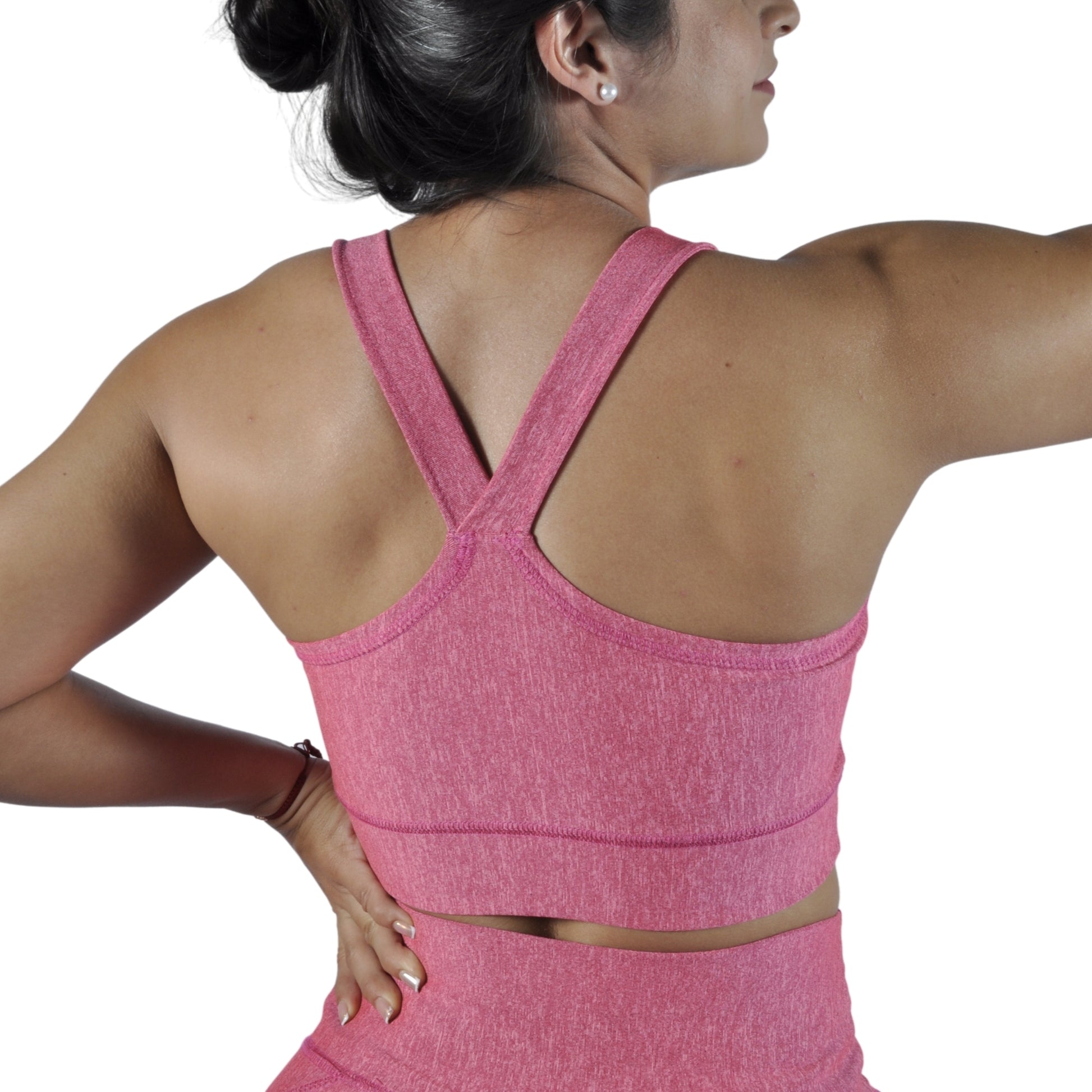 Top Deportivo Licrado Dama Tirantes V Sirirí I Fit Sport Gris - At Fit Sport Colombia #