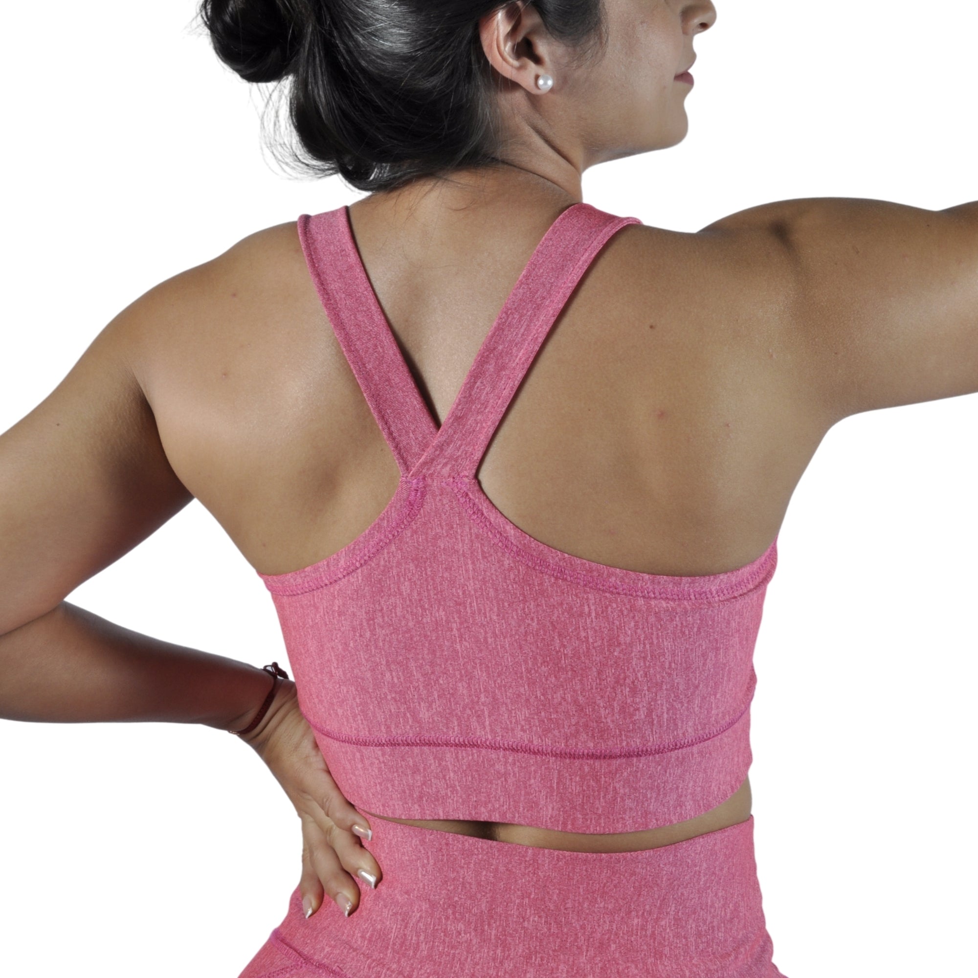 Top Deportivo Licrado Dama Tirantes V Sirirí I Fit Sport Negro - At Fit Sport Colombia #